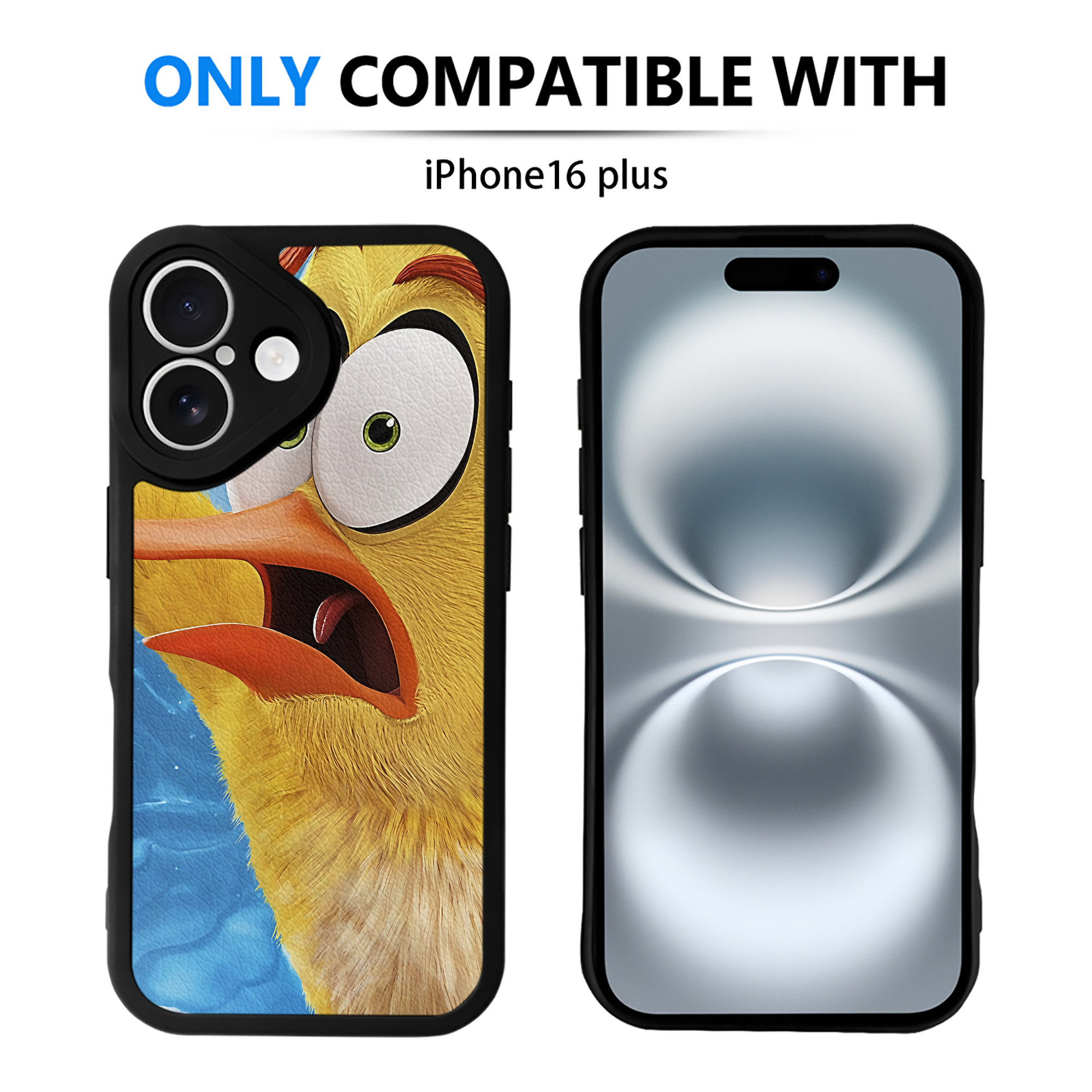（画像用） Angry Birds アングリーバード 【iPhone 16シリーズ対応】シリコンスマホケース（レザー調） 材質：シリコン